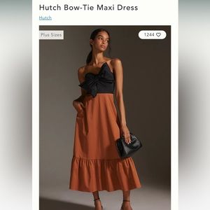 Hutch bow tie maxi dress
